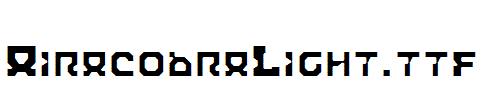 AiracobraLight.ttf