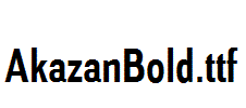 AkazanBold.ttf