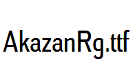 AkazanRg.ttf