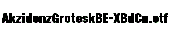 AkzidenzGroteskBE-XBdCn.otf