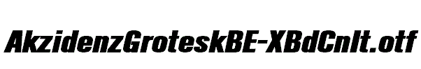 AkzidenzGroteskBE-XBdCnIt.otf