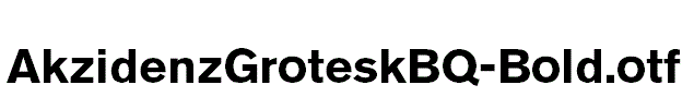 AkzidenzGroteskBQ-Bold.otf