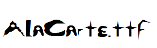 AlaCarte.ttf