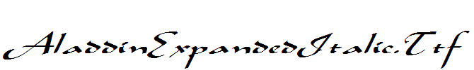 AladdinExpandedItalic.Ttf