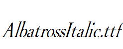 AlbatrossItalic.ttf