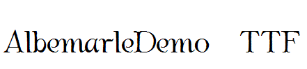 AlbemarleDemo.TTF
