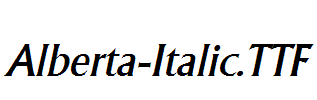 Alberta-Italic.TTF