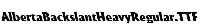 AlbertaBackslantHeavyRegular.TTF