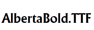 AlbertaBold.TTF