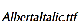 AlbertaItalic.ttf