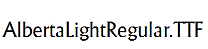 AlbertaLightRegular.TTF