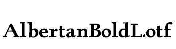 AlbertanBoldL.otf
