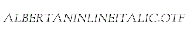 AlbertanInlineItalic.otf