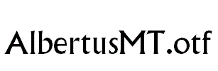 AlbertusMT.otf