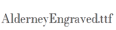 AlderneyEngraved.ttf