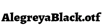 AlegreyaBlack.otf
