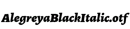 AlegreyaBlackItalic.otf