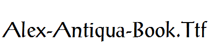 Alex-Antiqua-Book.Ttf