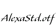 AlexaStd.otf