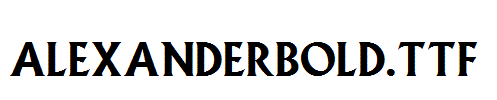 AlexanderBold.ttf