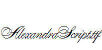 AlexandraScript.ttf