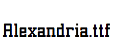 Alexandria.ttf
