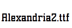 Alexandria2.ttf