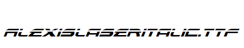 AlexisLaserItalic.ttf