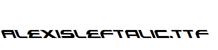 AlexisLeftalic.ttf