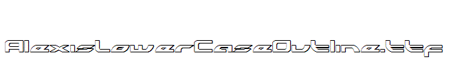AlexisLowerCaseOutline.ttf