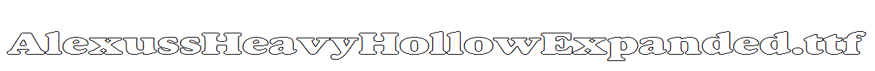 AlexussHeavyHollowExpanded.ttf