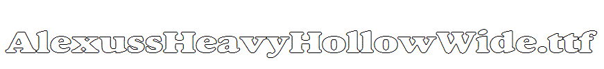 AlexussHeavyHollowWide.ttf