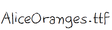 AliceOranges.ttf