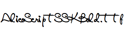 AlicoScriptSSKBold.ttf