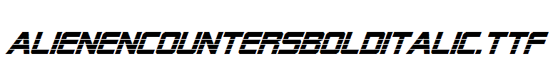 AlienEncountersBoldItalic.TTF