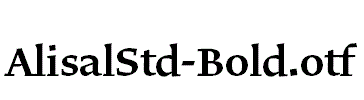 AlisalStd-Bold.otf