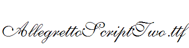 AllegrettoScriptTwo.ttf