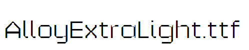 AlloyExtraLight.ttf