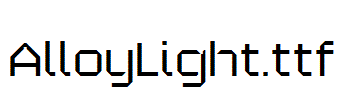 AlloyLight.ttf