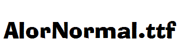 AlorNormal.ttf