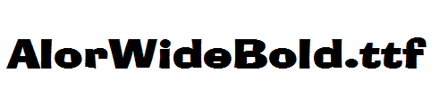 AlorWideBold.ttf