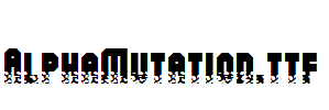 AlphaMutation.ttf