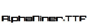 AlphaNiner.TTF