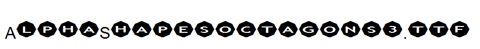 AlphaShapesoctagons3.ttf