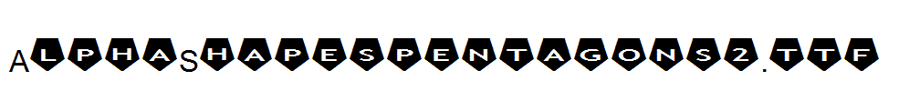 AlphaShapespentagons2.ttf