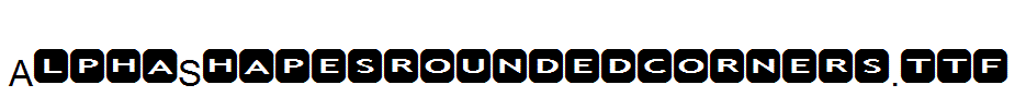 AlphaShapesroundedcorners.ttf