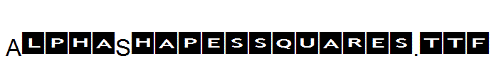 AlphaShapessquares.ttf