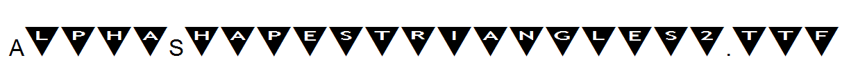 AlphaShapestriangles2.ttf