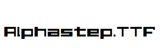 Alphastep.TTF
