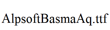 AlpsoftBasmaAq.ttf